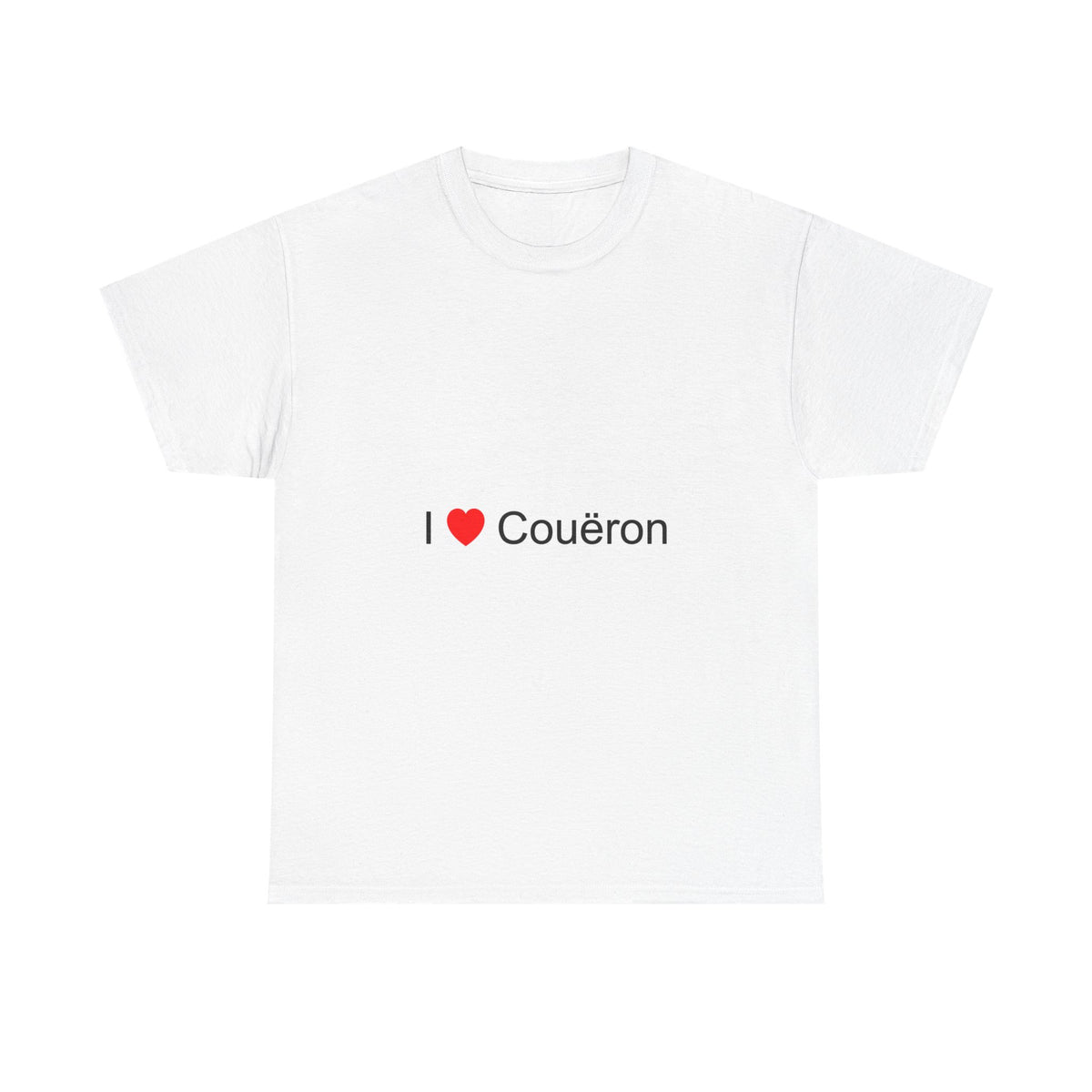 T-shirt I love couëron