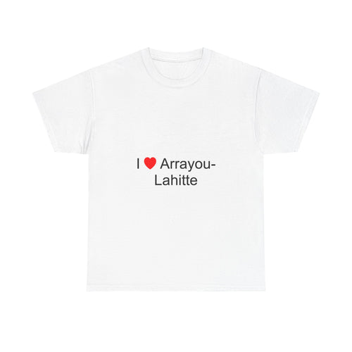 T-shirt I love arrayou-lahitte