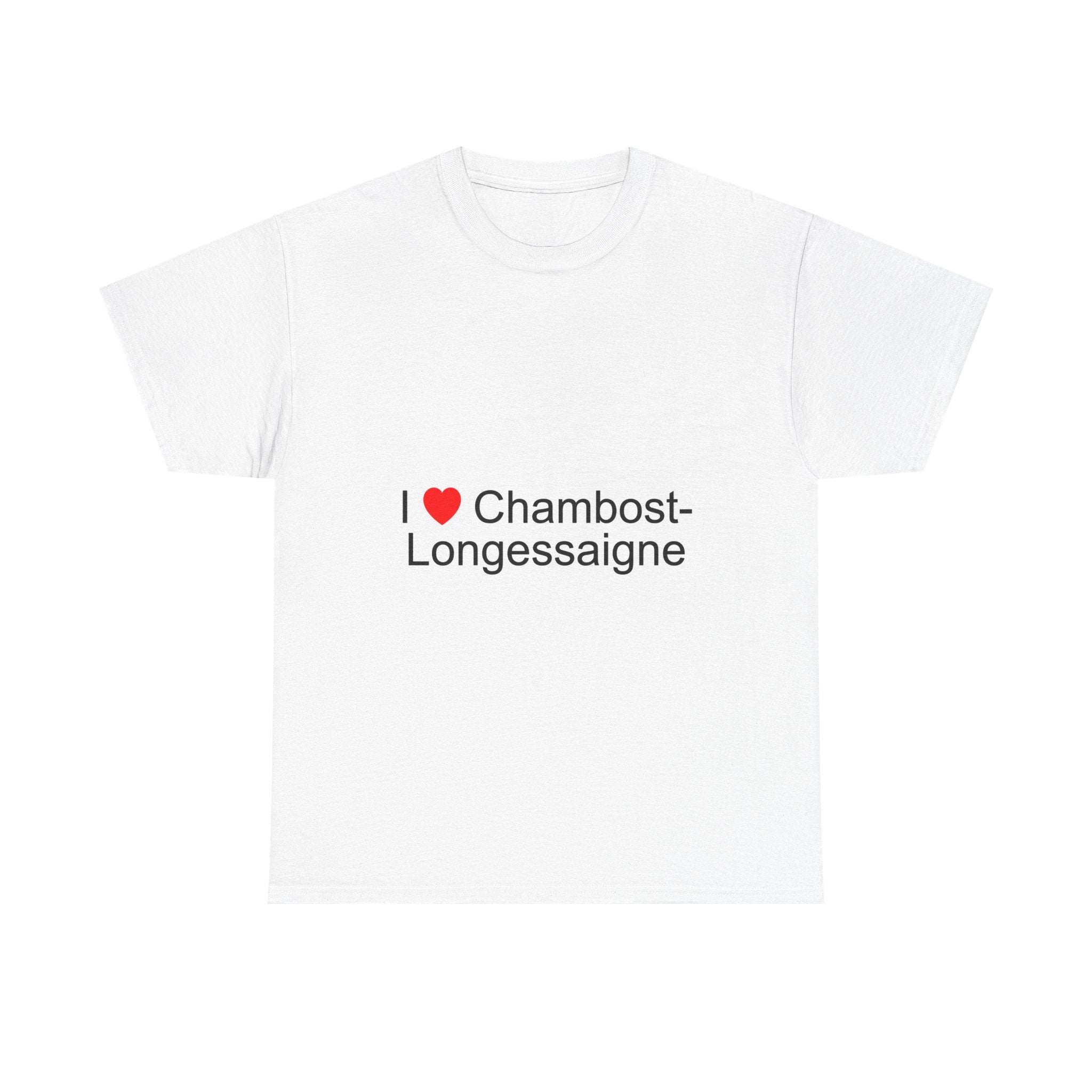 T-shirt I love chambost-longessaigne