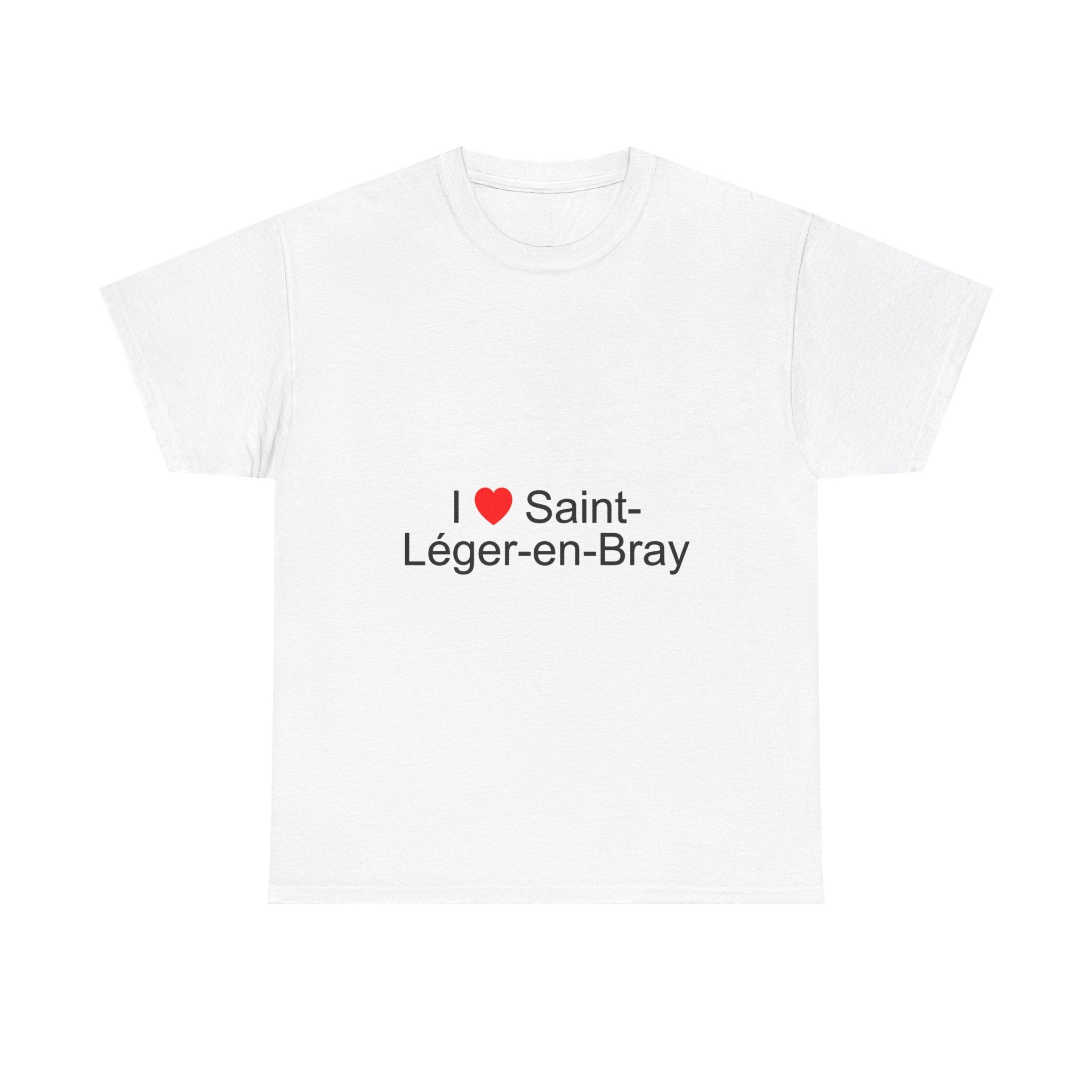 T-shirt I love saint-léger-en-bray