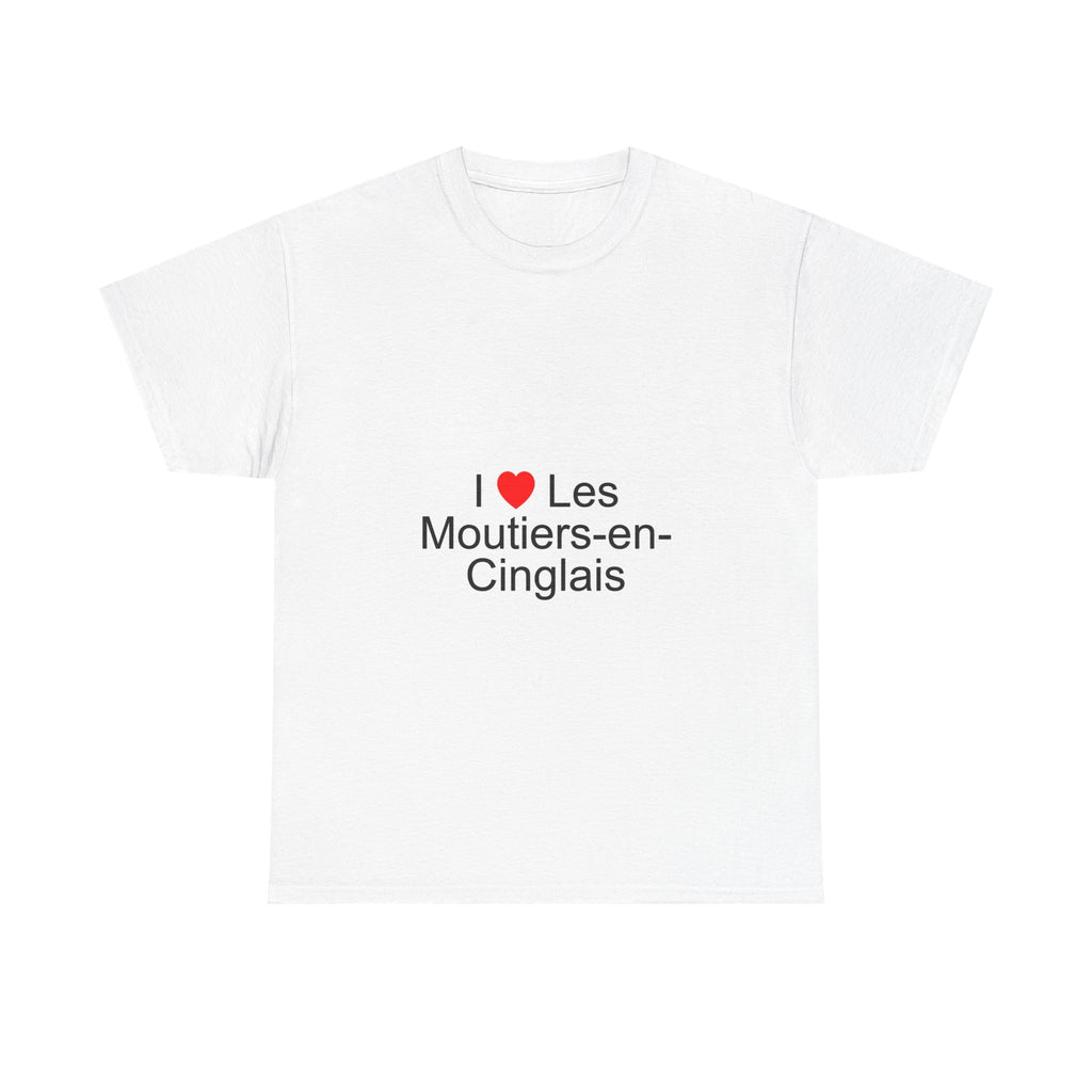 T-shirt I love les moutiers-en-cinglais