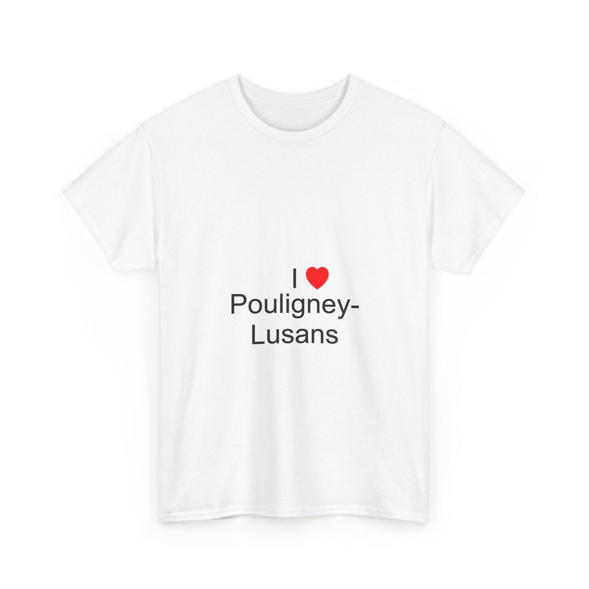 T-shirt I love pouligney-lusans