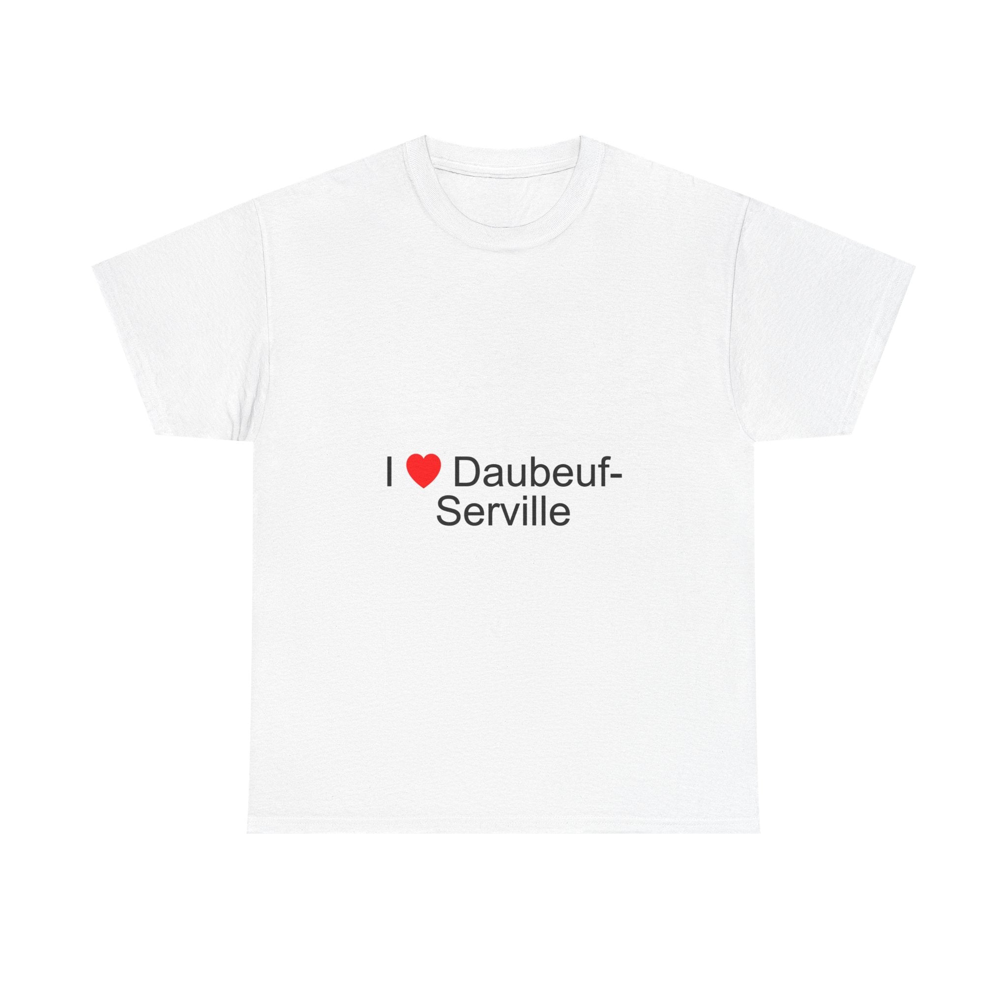 T-shirt I love daubeuf-serville