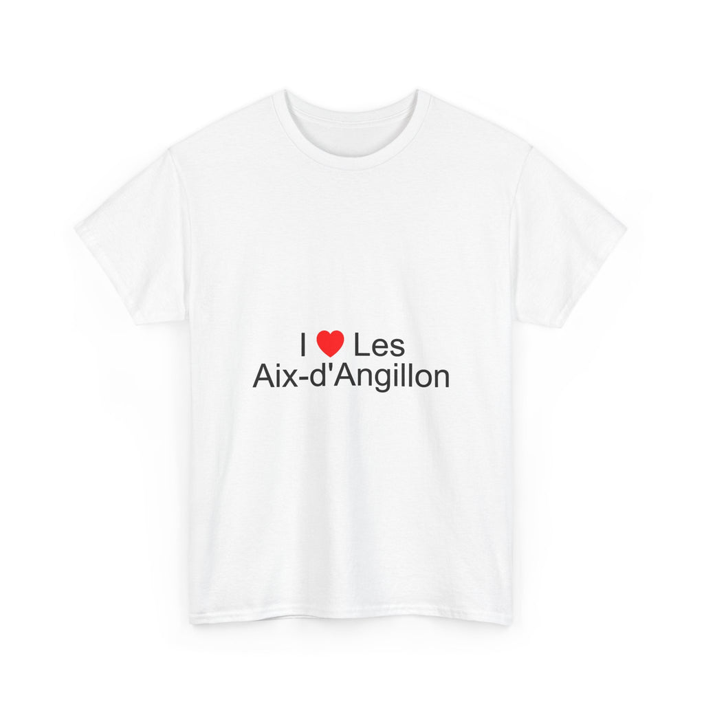 T-shirt I love les aix-d'angillon