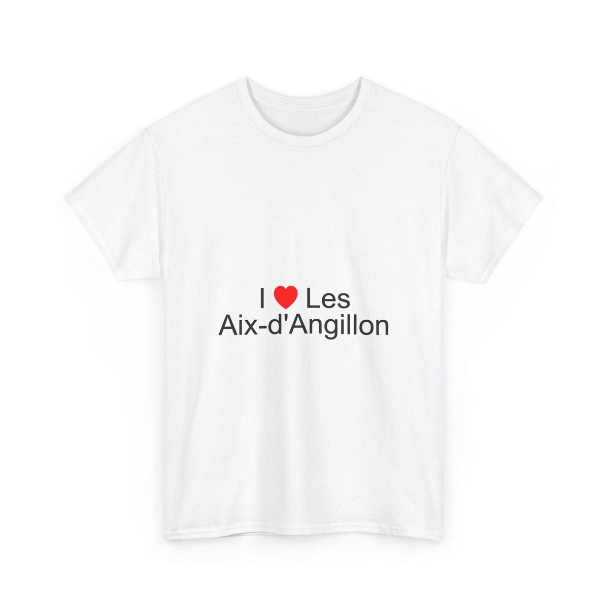 T-shirt I love les aix-d'angillon