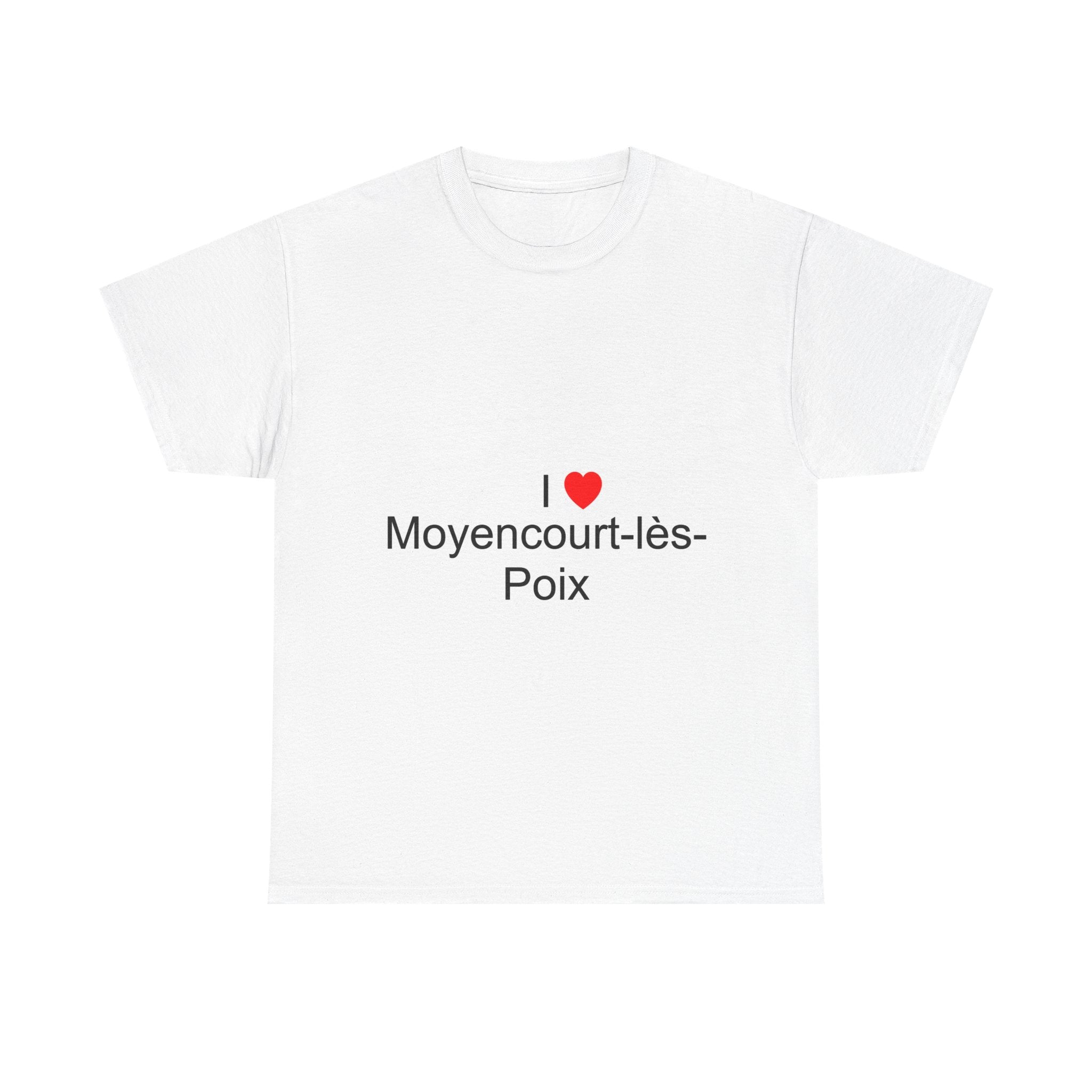 T-shirt I love moyencourt-lès-poix