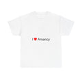 T-shirt I love amancy