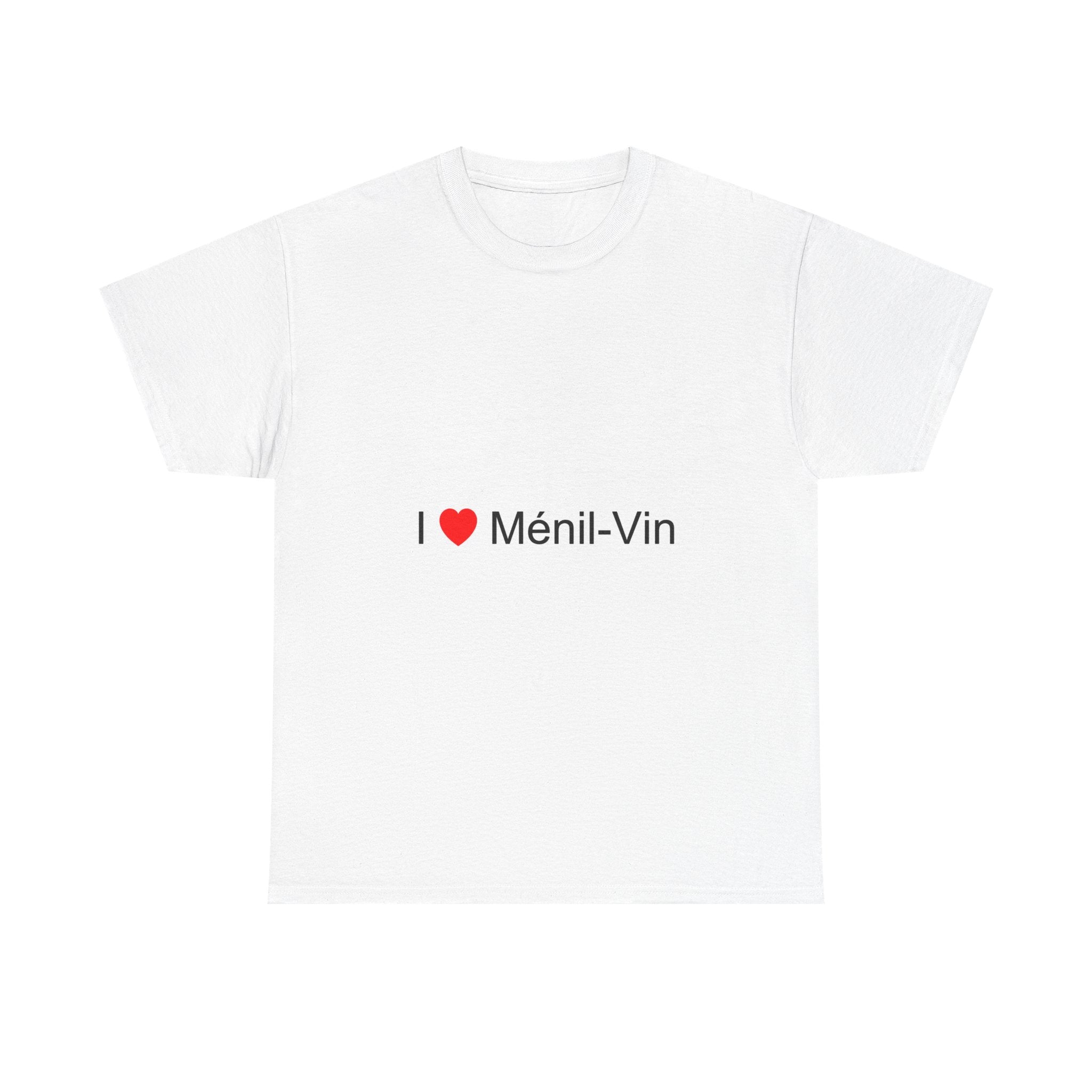 T-shirt I love ménil-vin