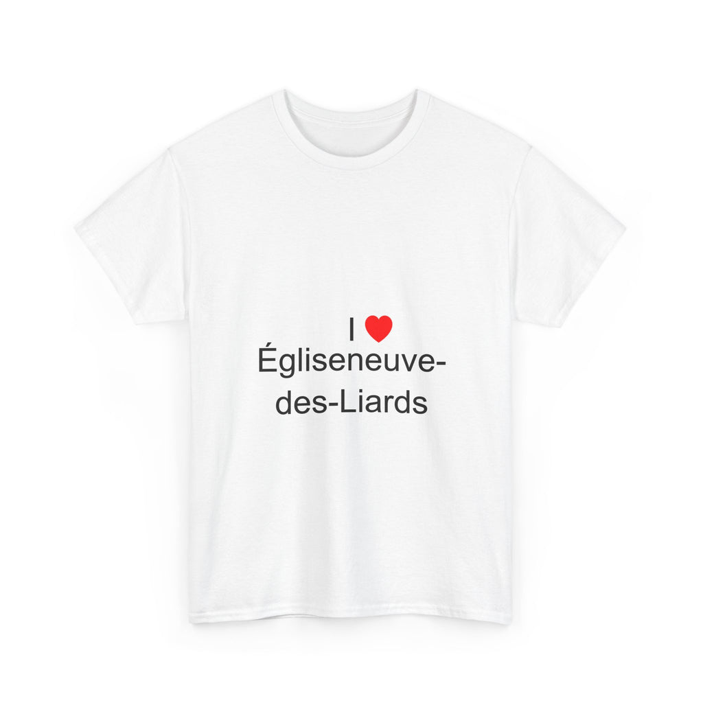 T-shirt I love égliseneuve-des-liards