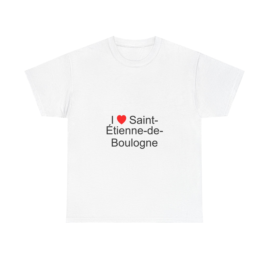T-shirt I love saint-étienne-de-boulogne