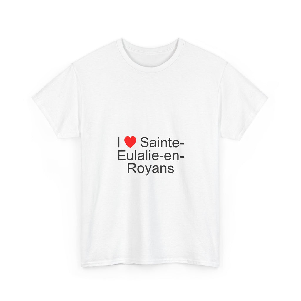 T-shirt I love sainte-eulalie-en-royans