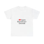 T-shirt I love Saint-Bonnet-sur-Gironde