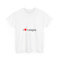 T-shirt I love lesges