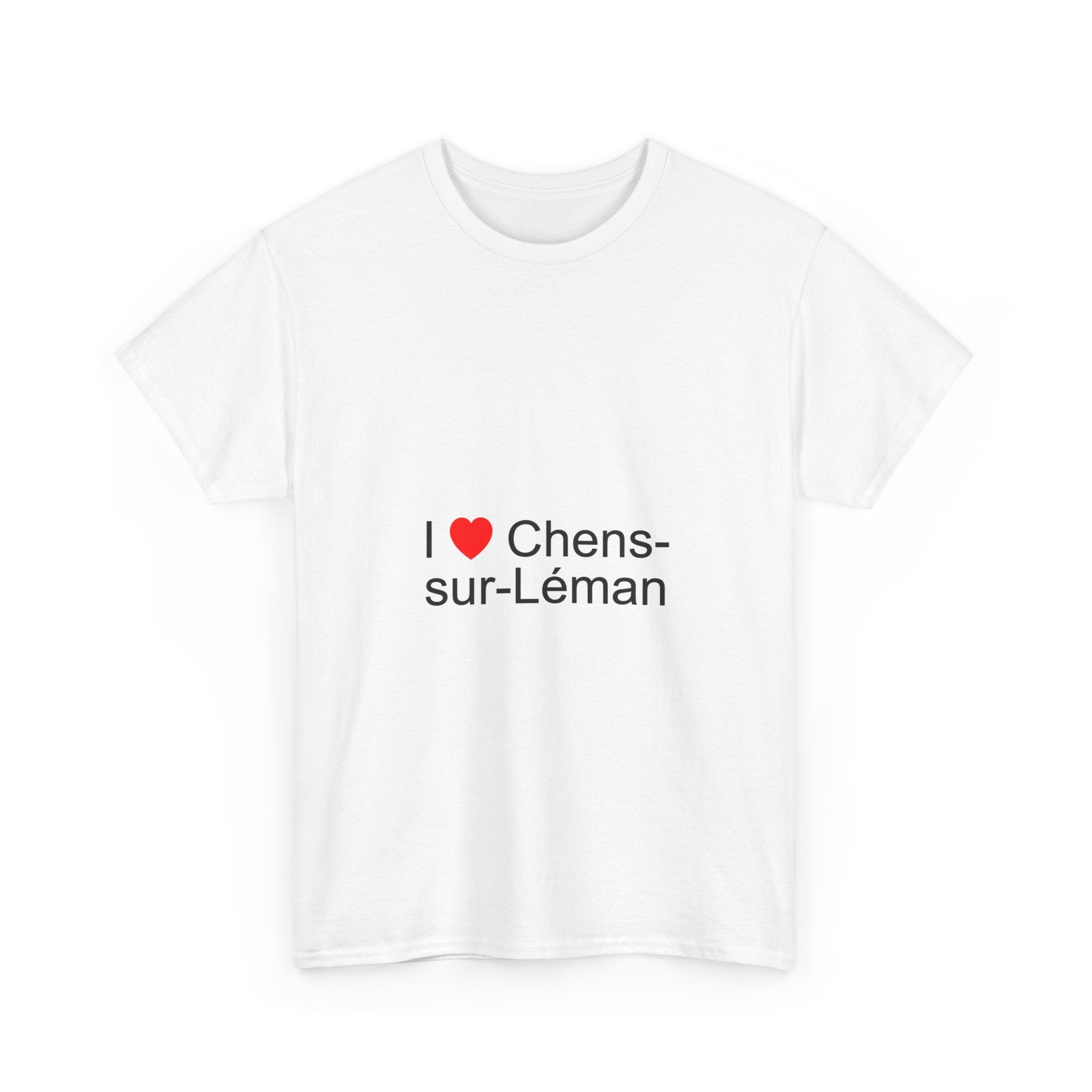 T-shirt I love chens-sur-léman