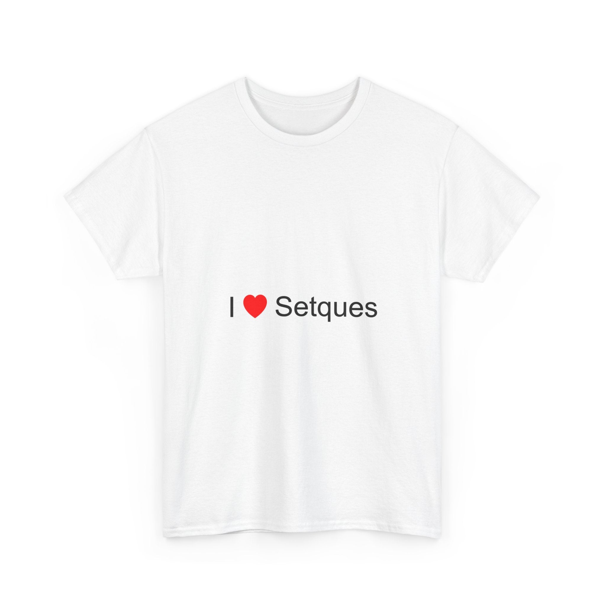 T-shirt I love setques