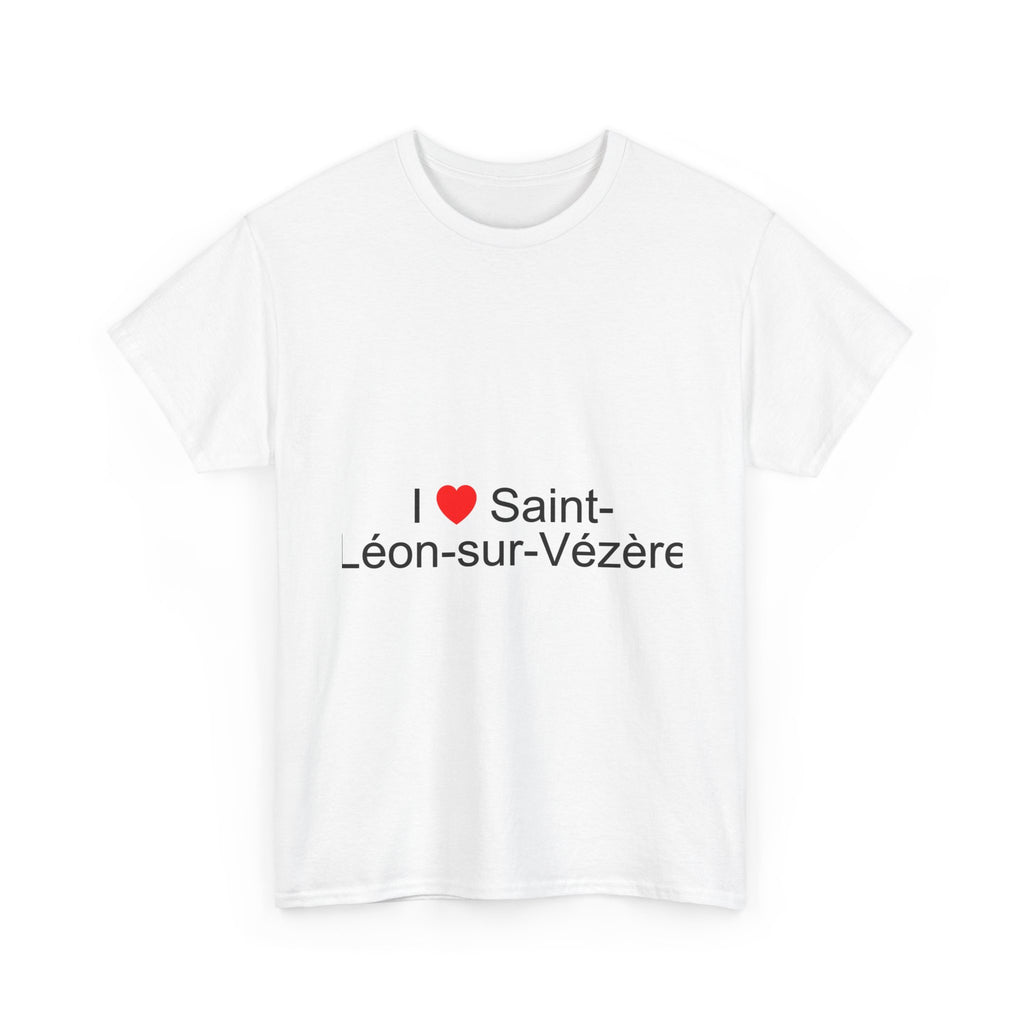 T-shirt I love saint-léon-sur-vézère