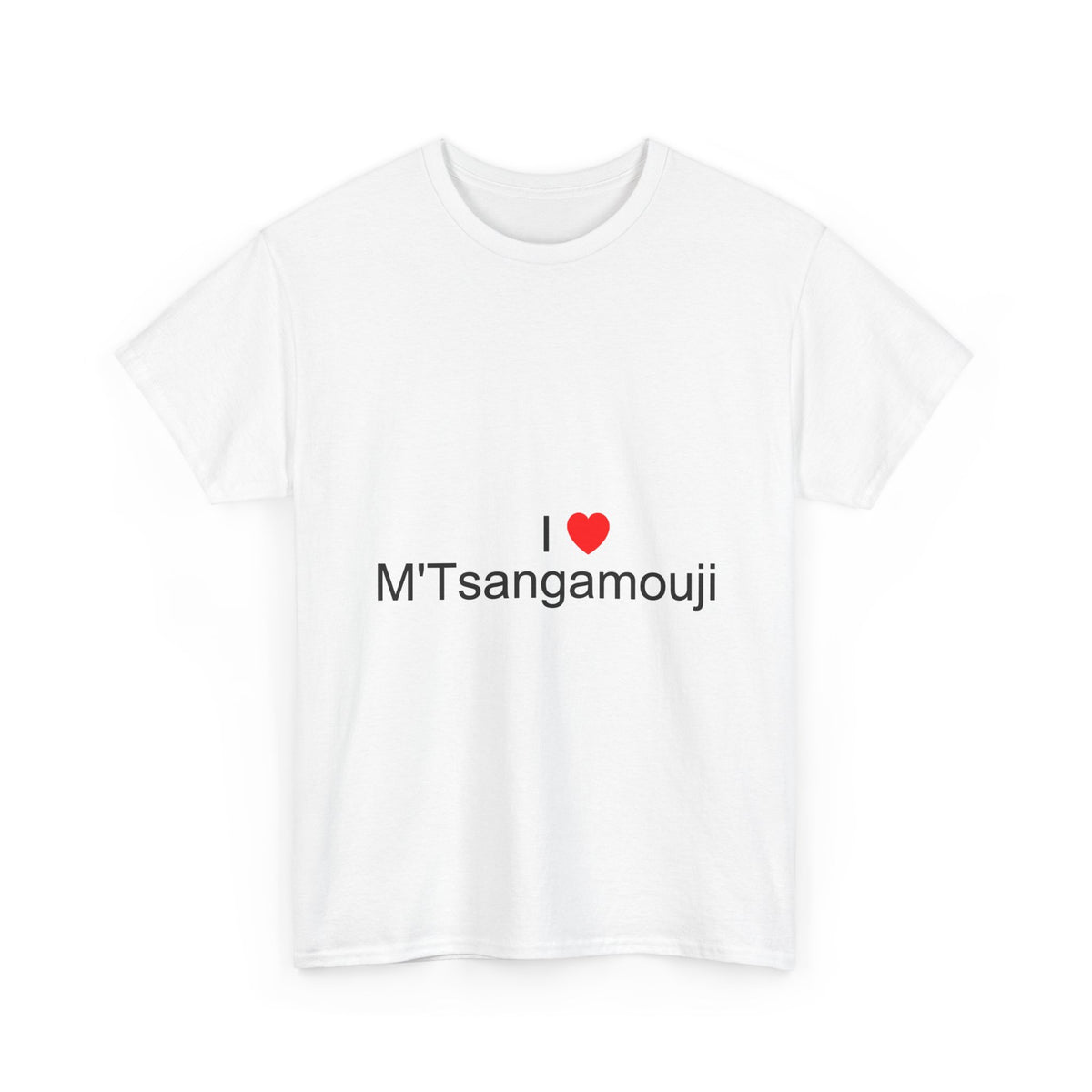 T-shirt I love M'Tsangamouji