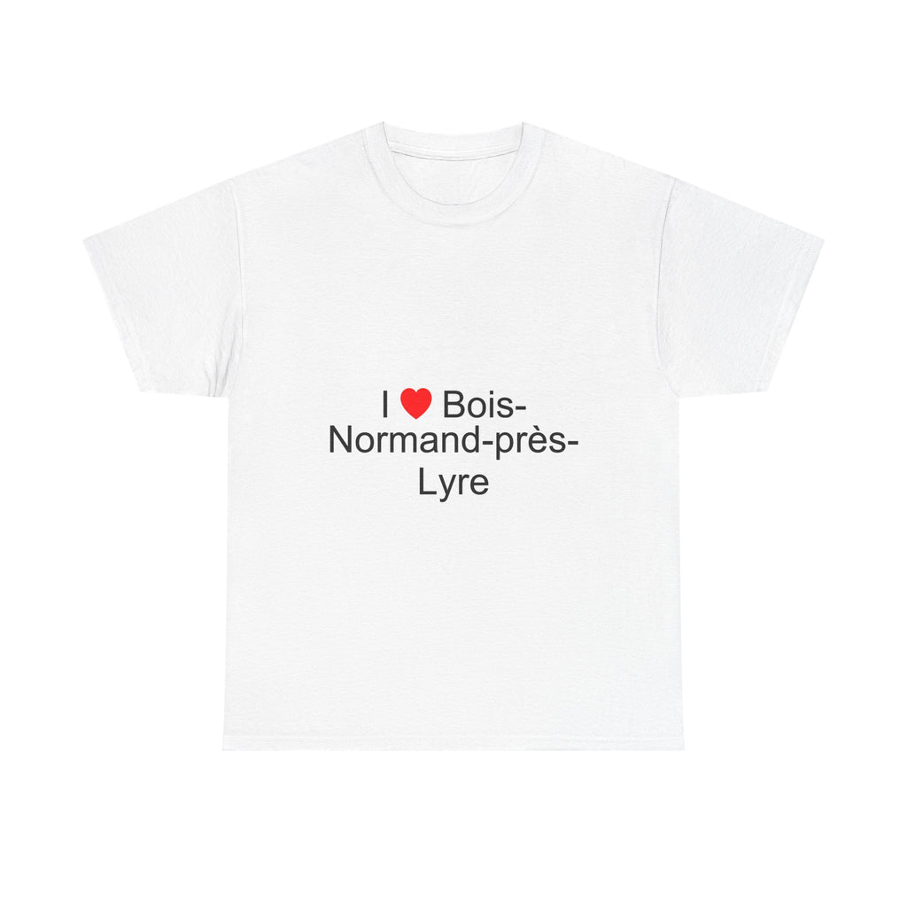 T-shirt I love bois-normand-près-lyre