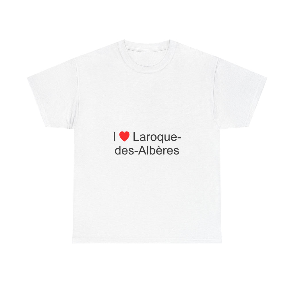 T-shirt I love laroque-des-albères