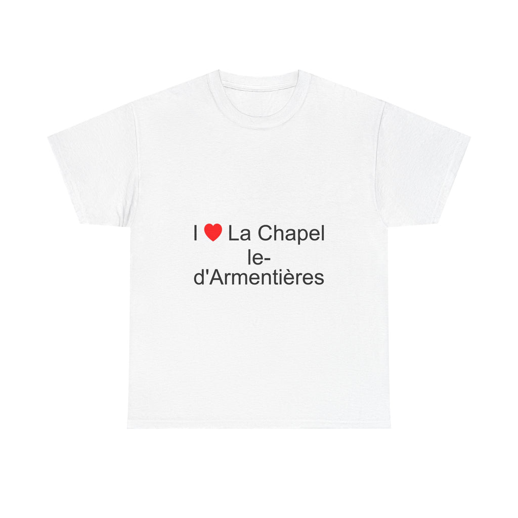 T-shirt I love la chapelle-d'armentières