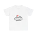 T-shirt I love la villeneuve-bellenoye-et-la-maize