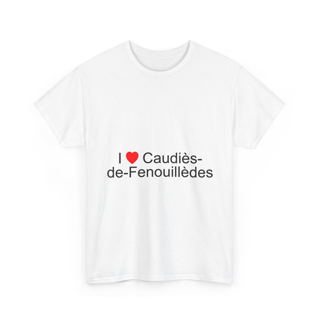 T-shirt I love caudiès-de-fenouillèdes