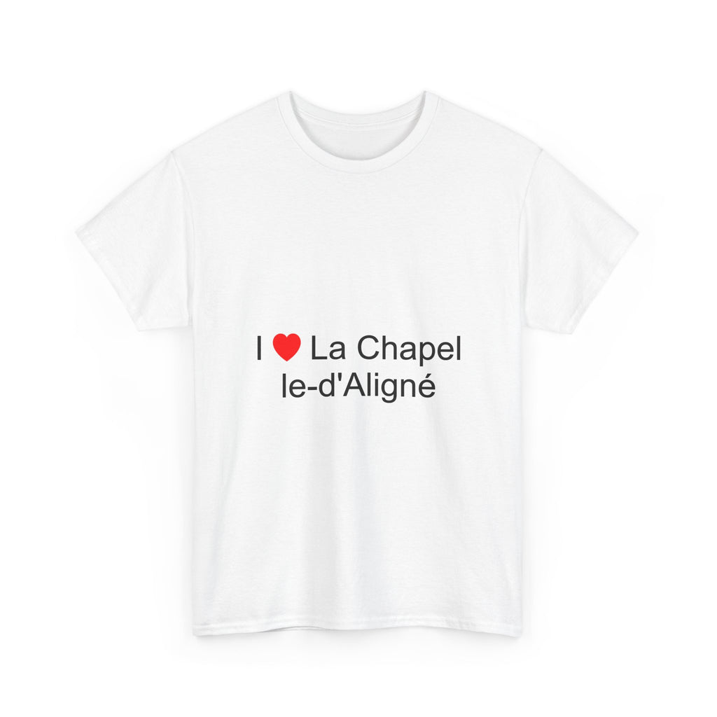 T-shirt I love la chapelle-d'aligné