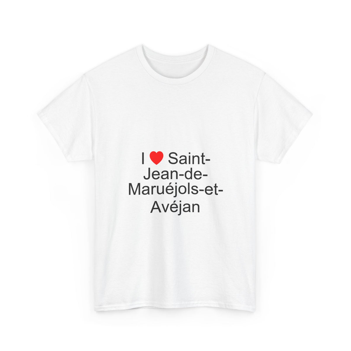 T-shirt I love saint-jean-de-maruéjols-et-avéjan