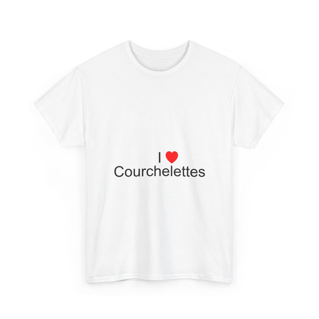 T-shirt I love courchelettes