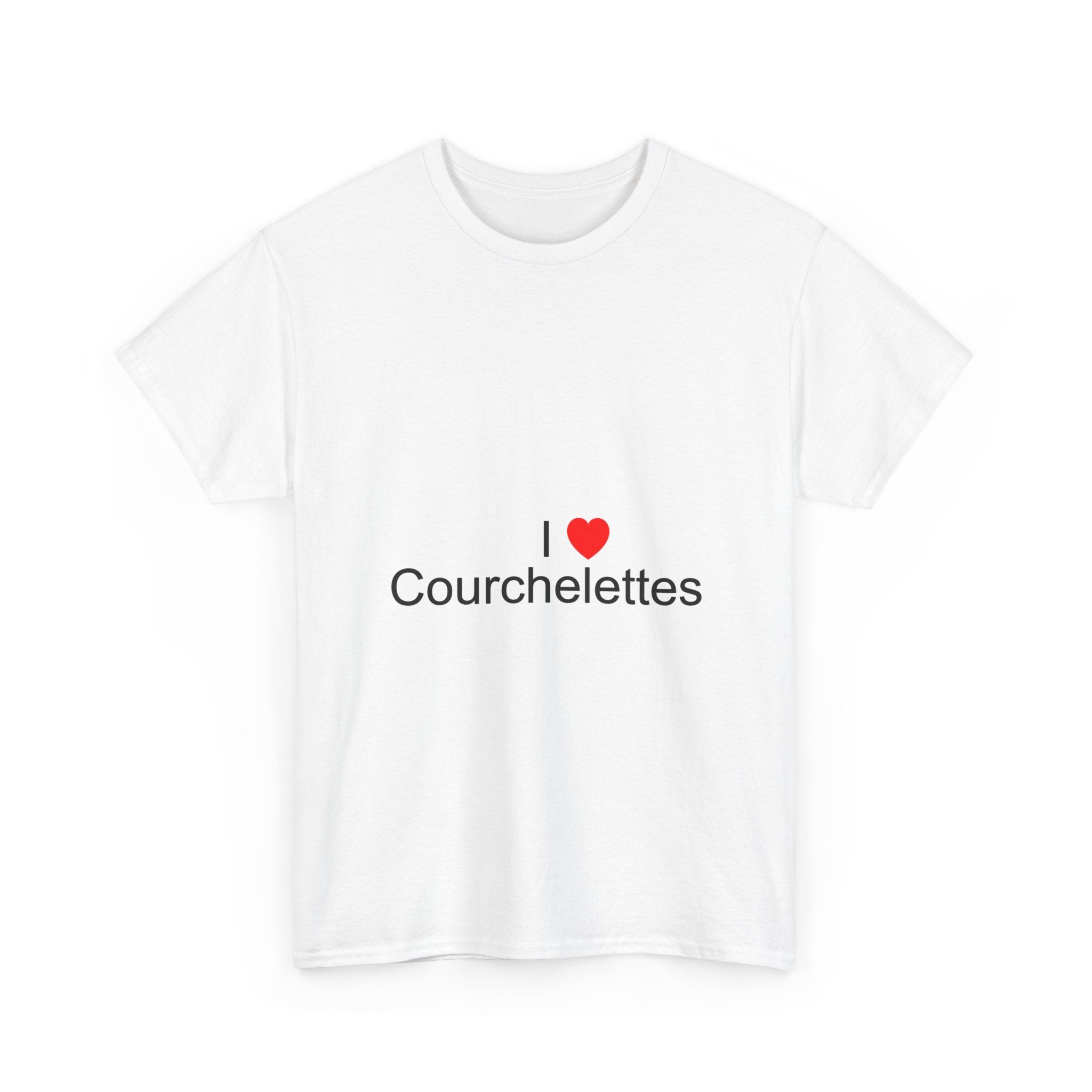 T-shirt I love courchelettes