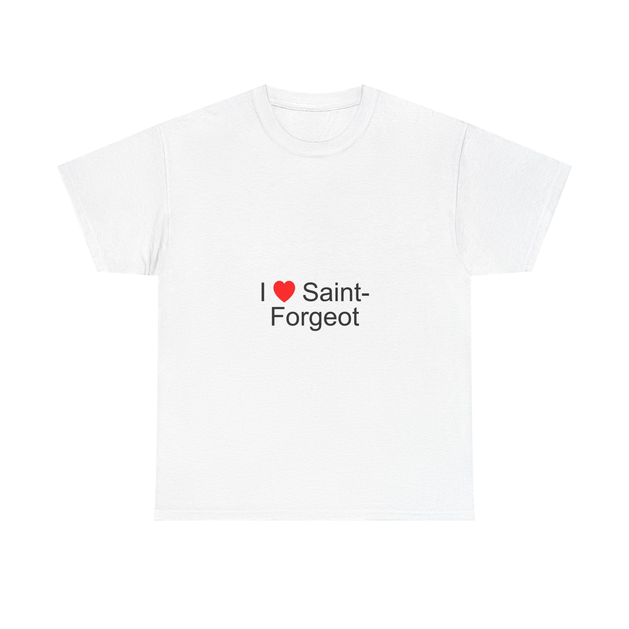 T-shirt I love saint-forgeot