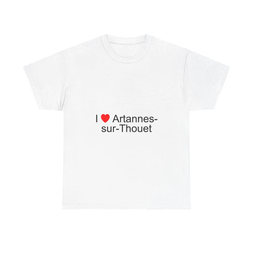 T-shirt I love artannes-sur-thouet