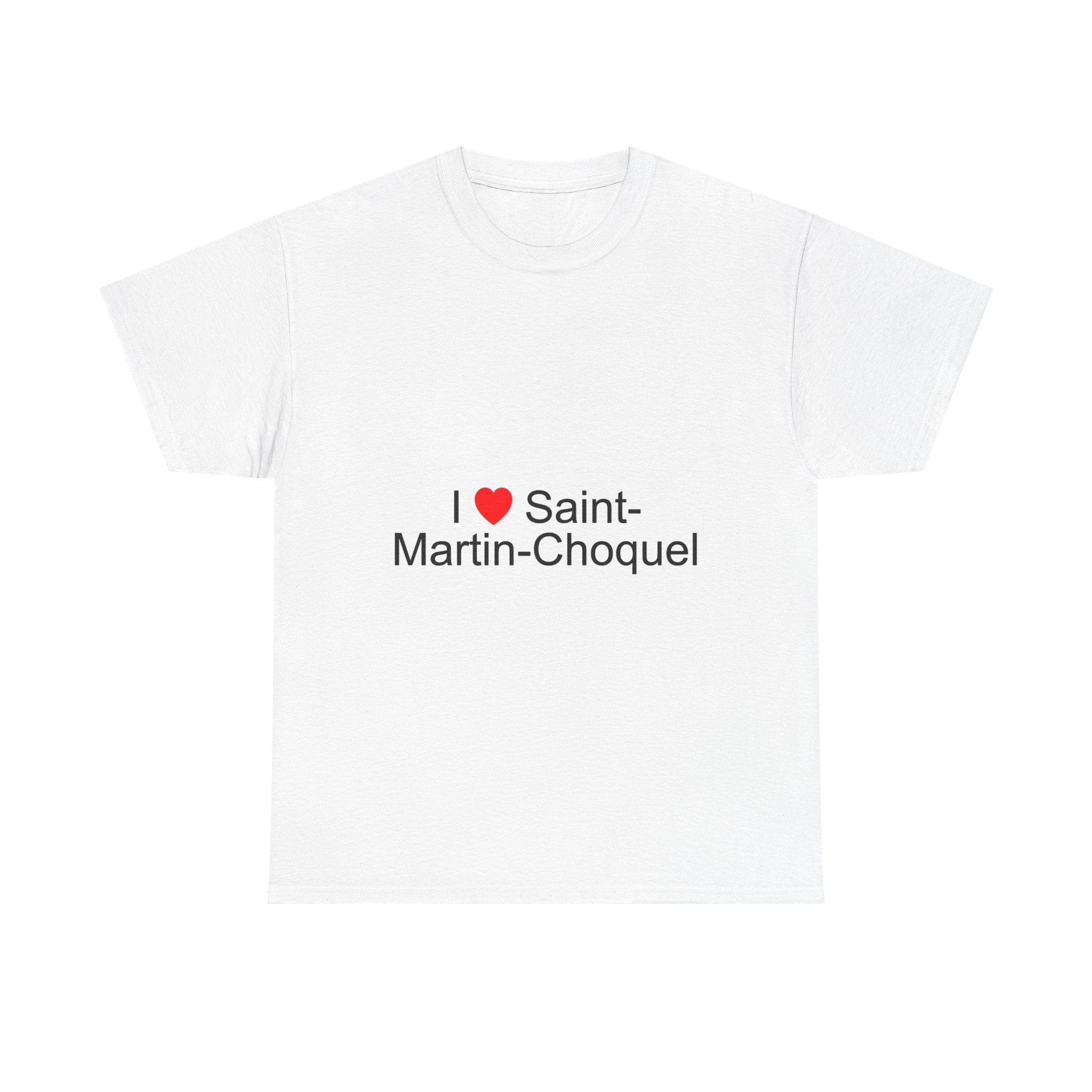 T-shirt I love saint-martin-choquel
