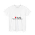 T-shirt I love gimel-les-cascades