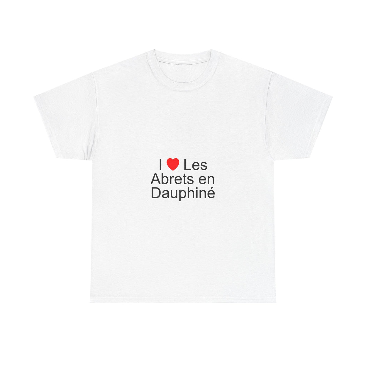 T-shirt I love Les Abrets en Dauphiné