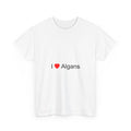 T-shirt I love algans