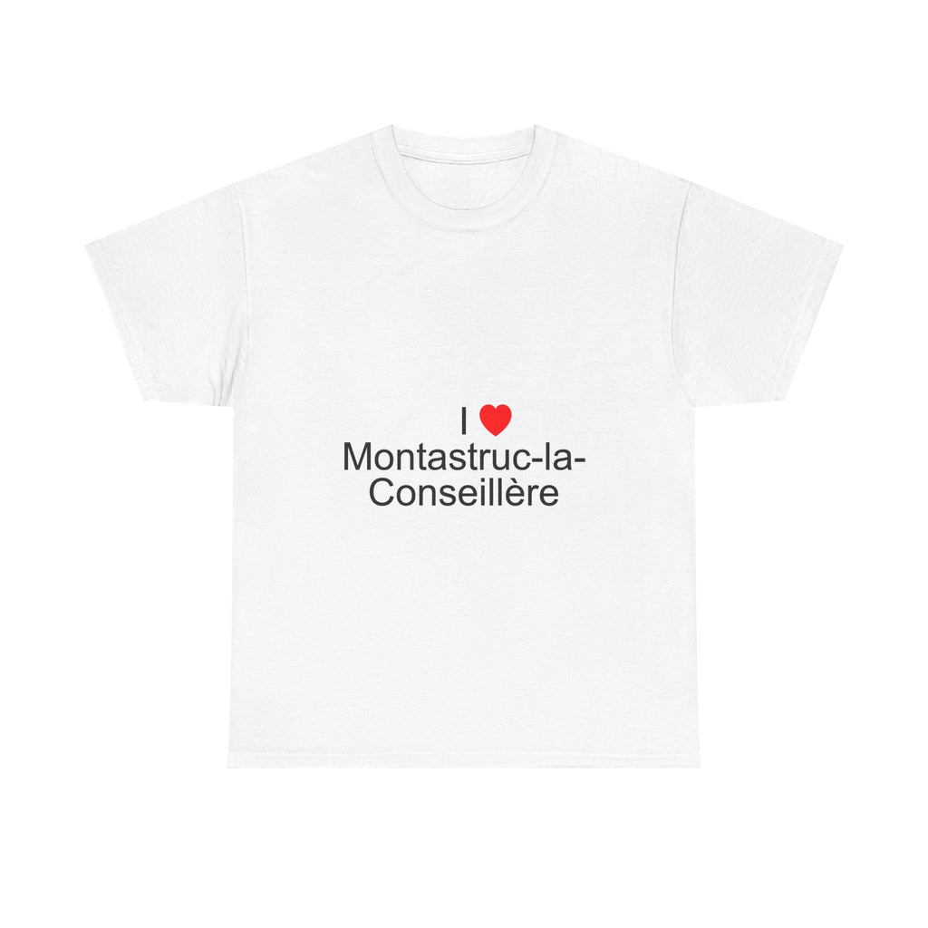 T-shirt I love montastruc-la-conseillère