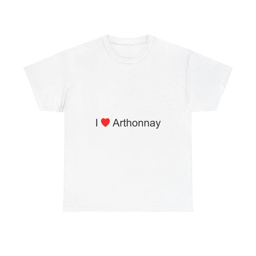 T-shirt I love arthonnay