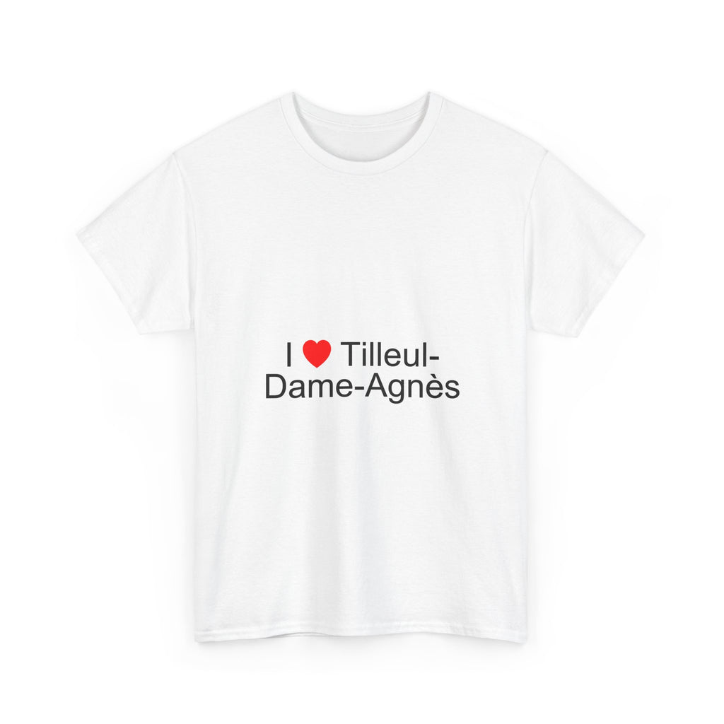 T-shirt I love tilleul-dame-agnès
