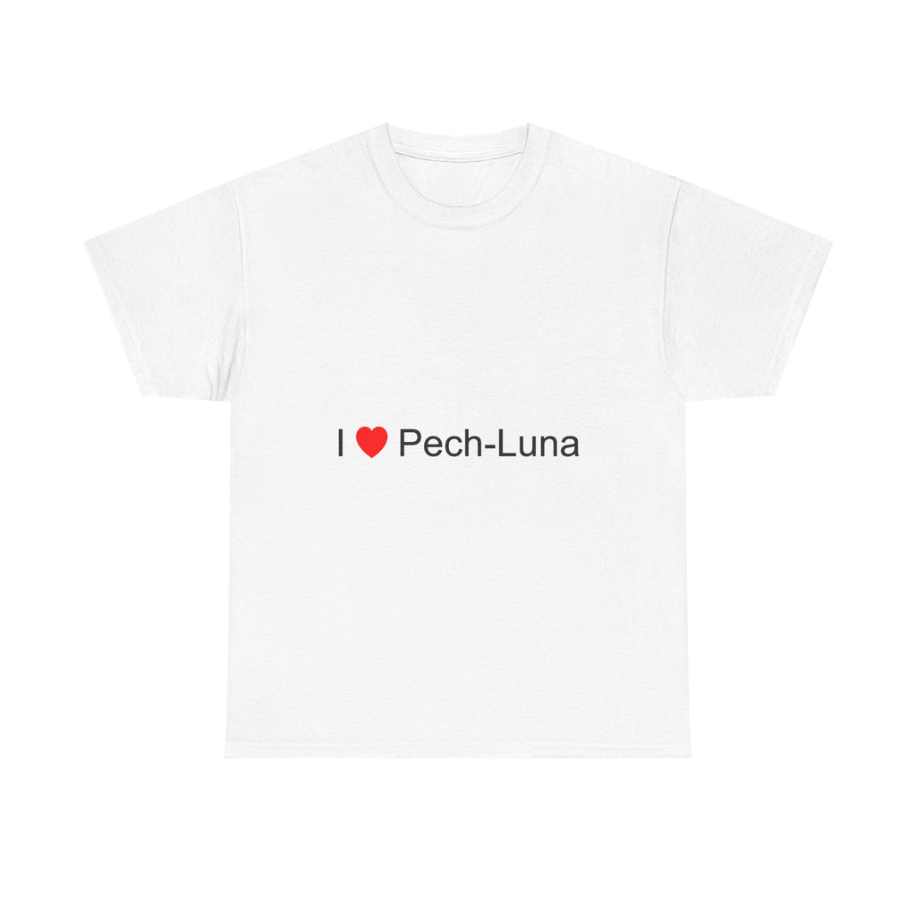 T-shirt I love pech-luna