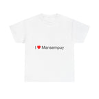 T-shirt I love Mansempuy