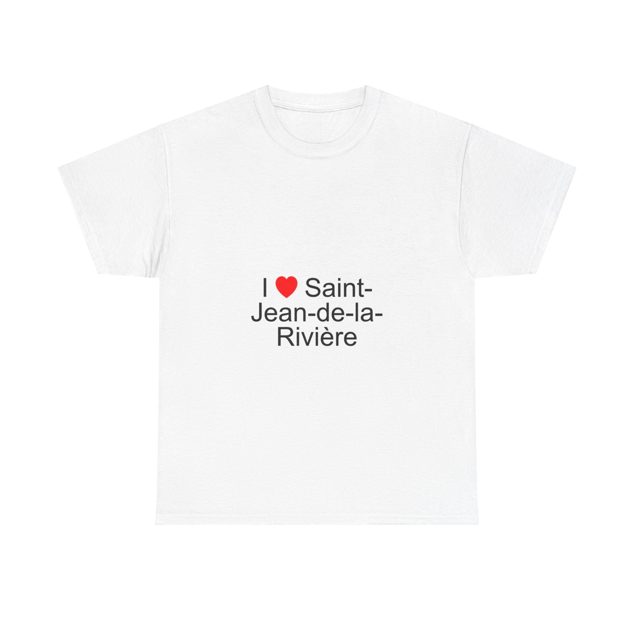 T-shirt I love saint-jean-de-la-rivière
