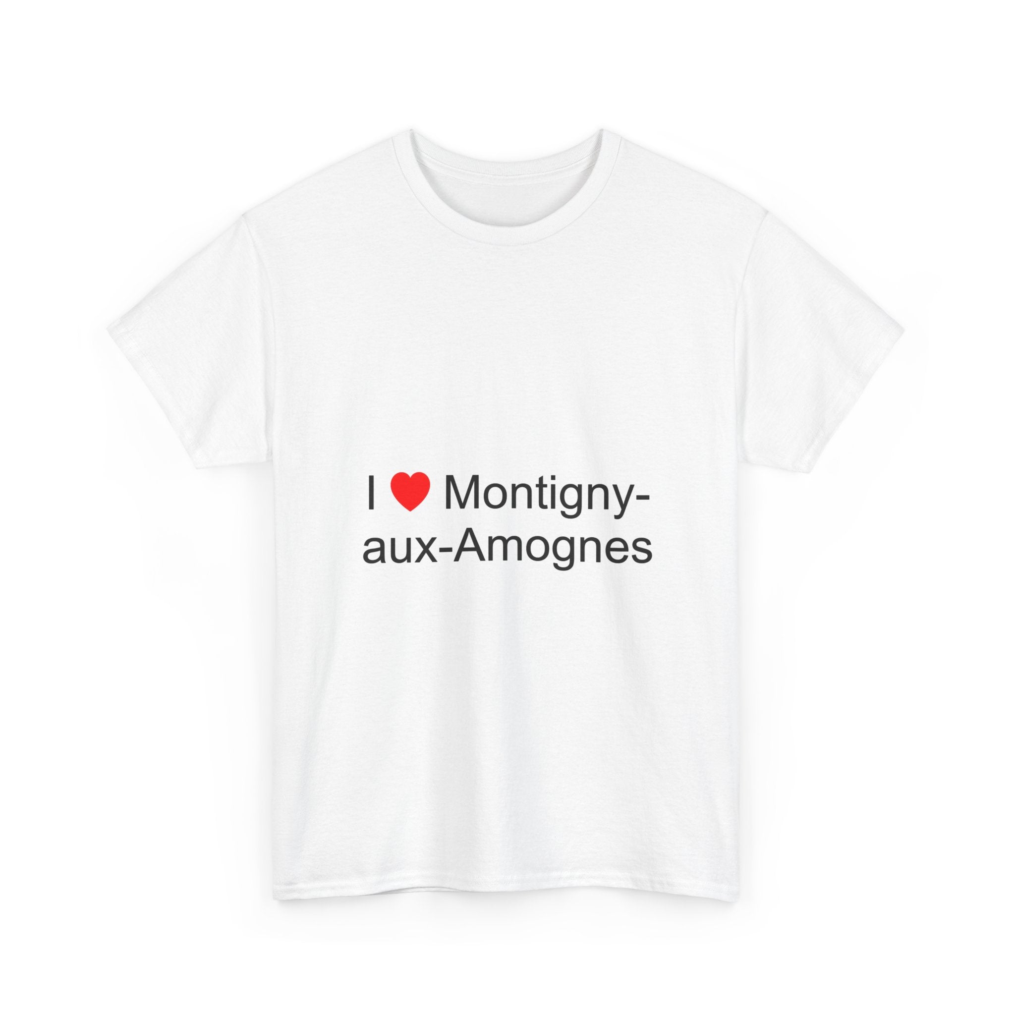 T-shirt I love montigny-aux-amognes