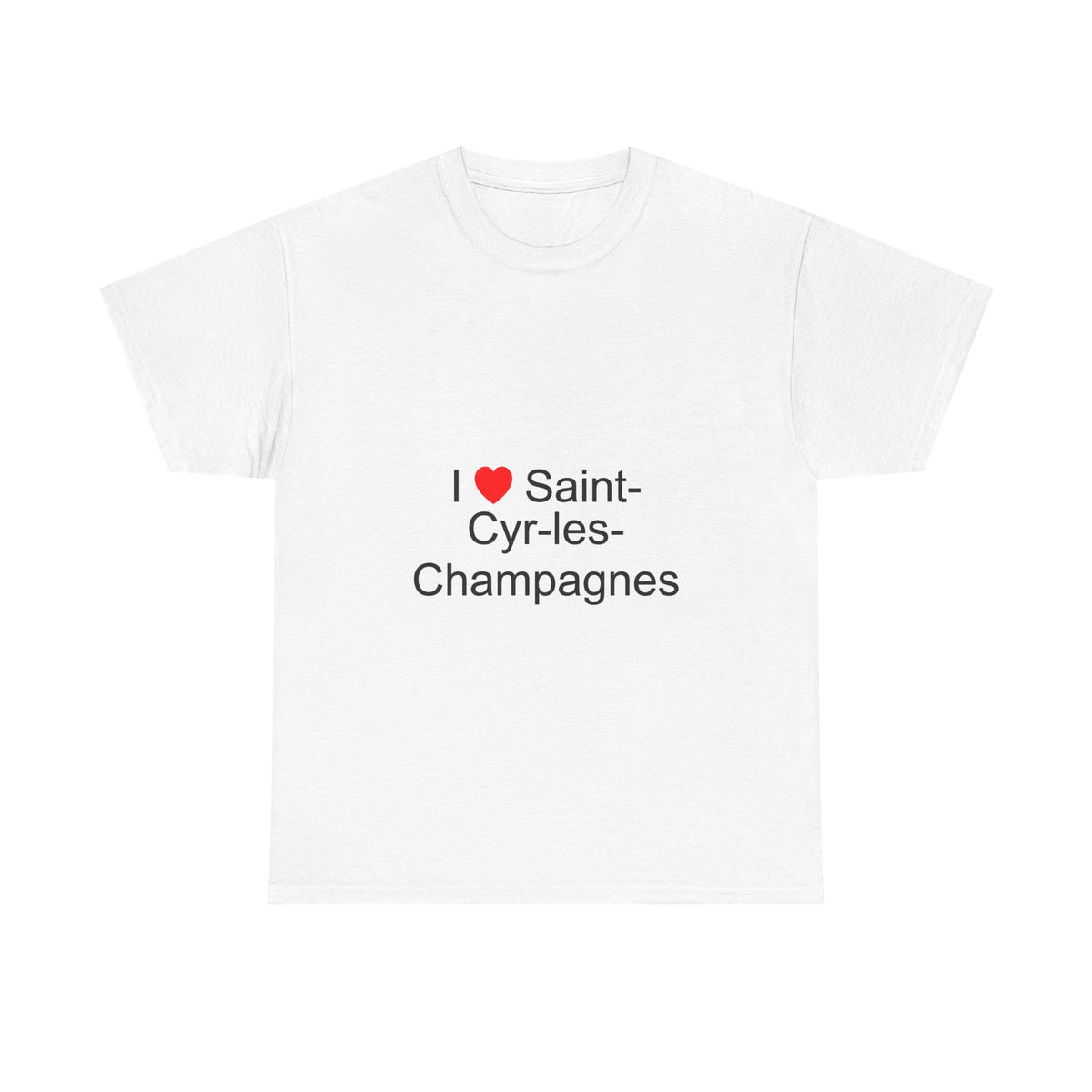 T-shirt I love saint-cyr-les-champagnes