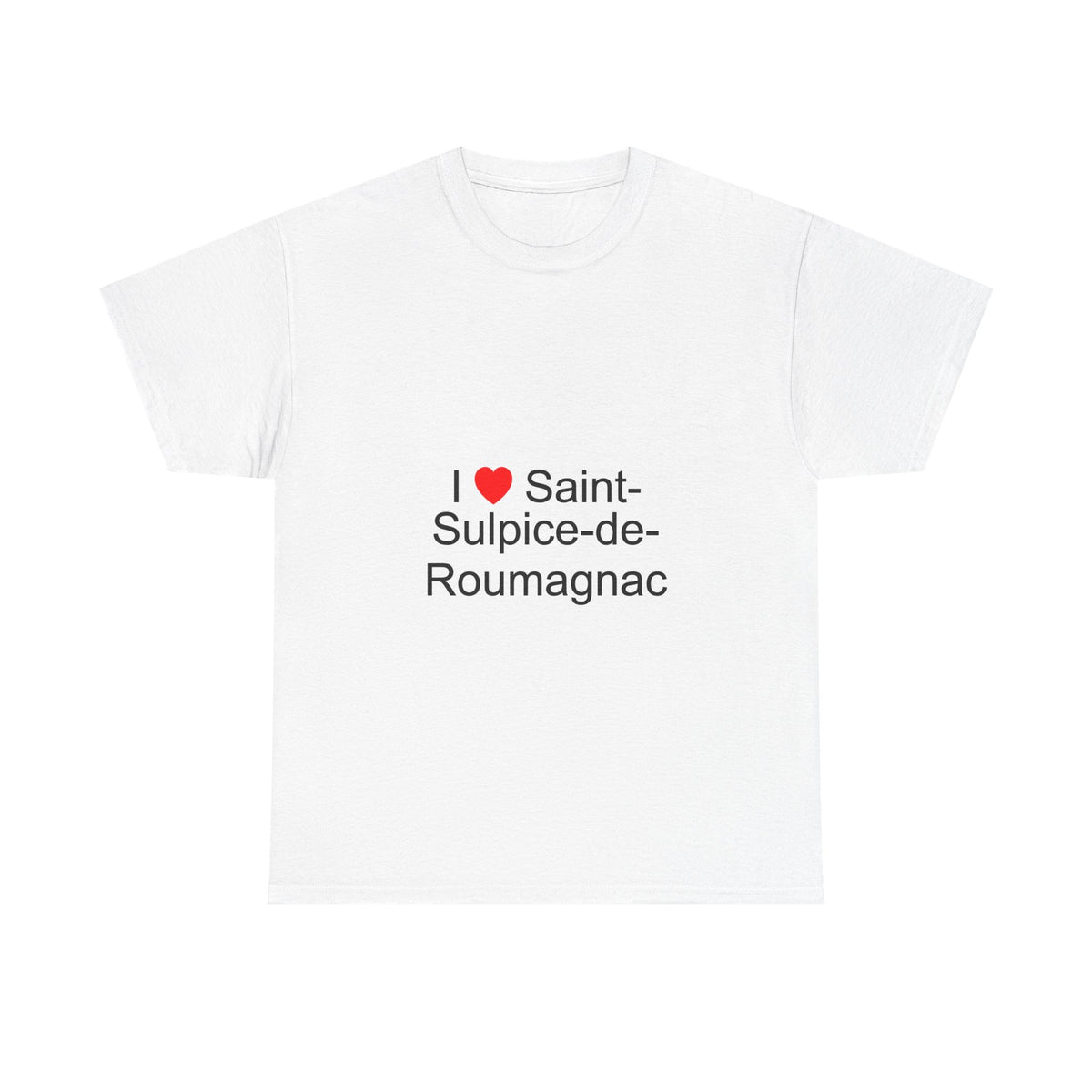 T-shirt I love saint-sulpice-de-roumagnac