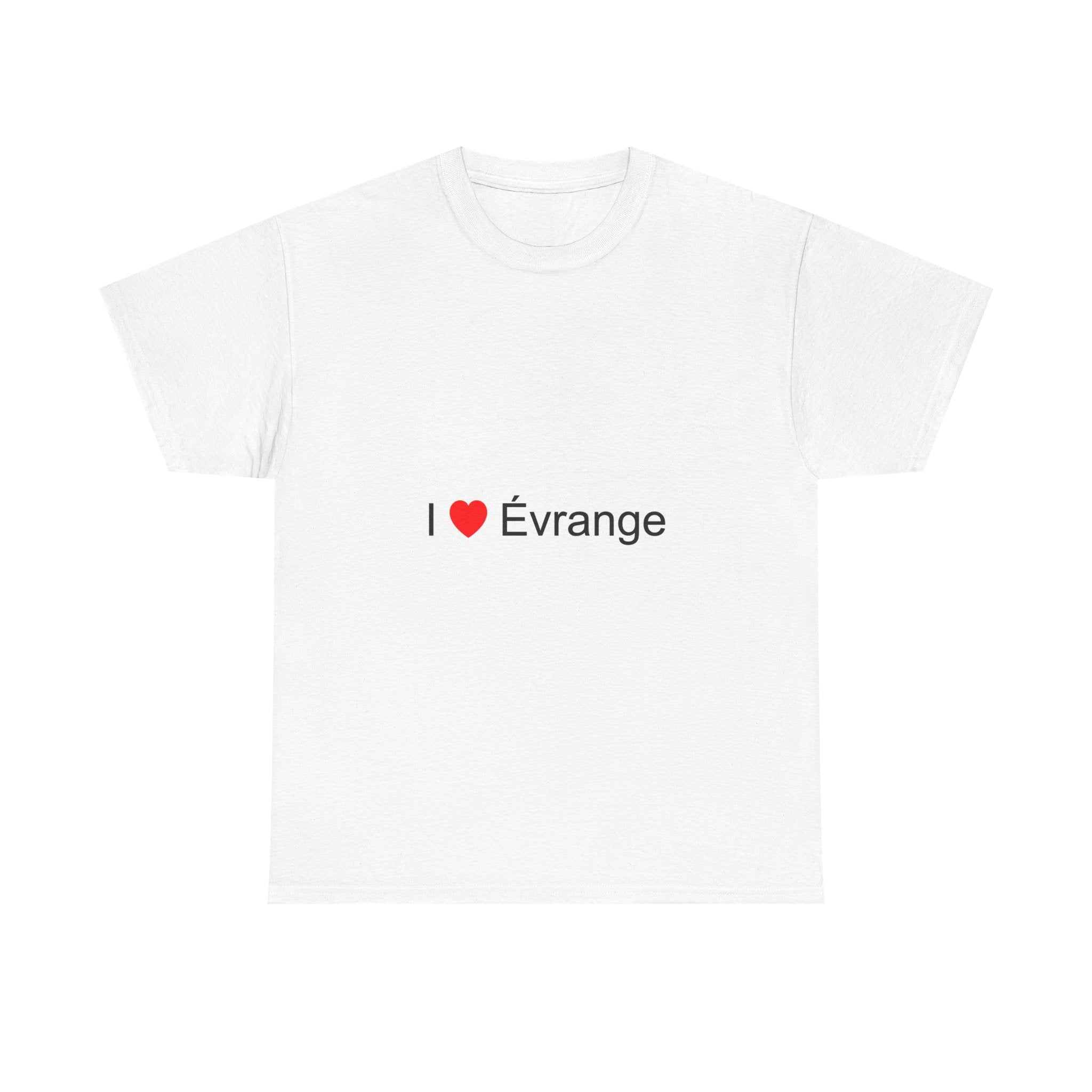 T-shirt I love évrange