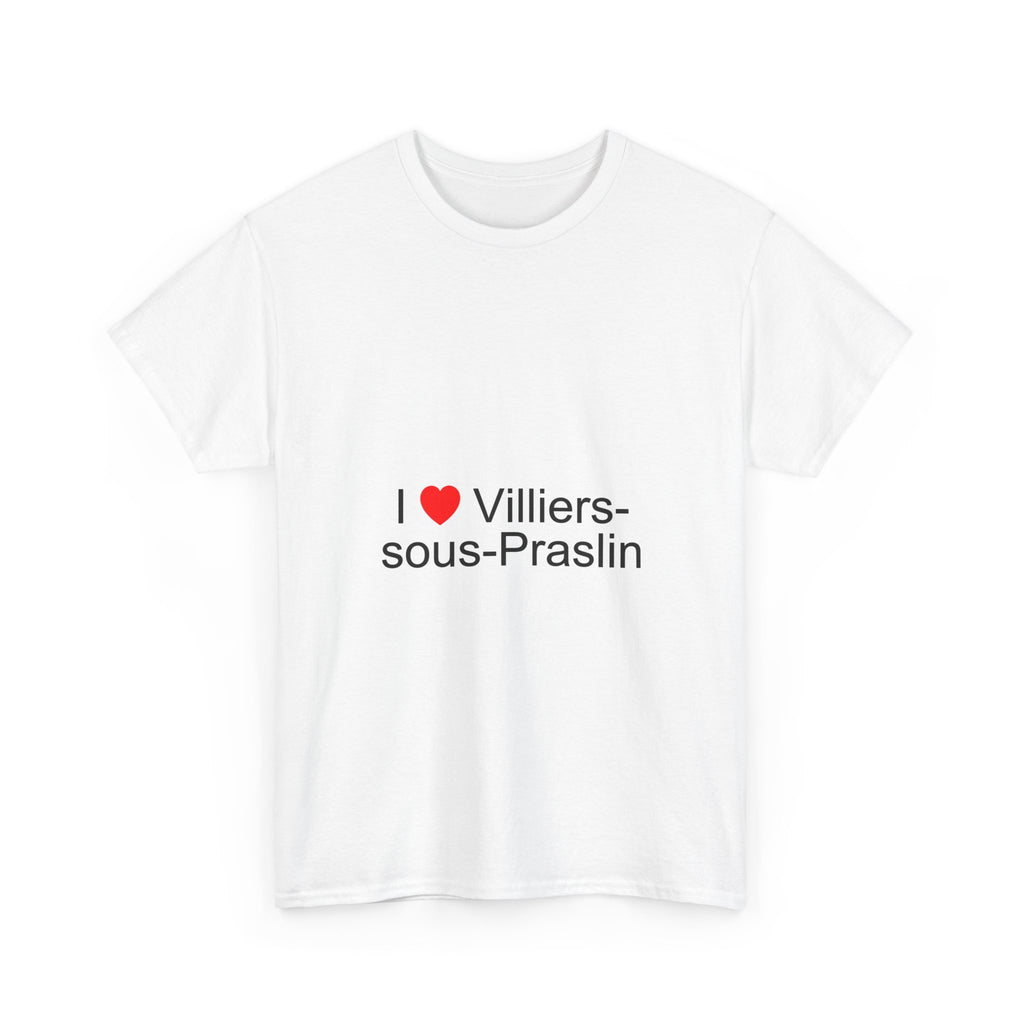 T-shirt I love villiers-sous-praslin