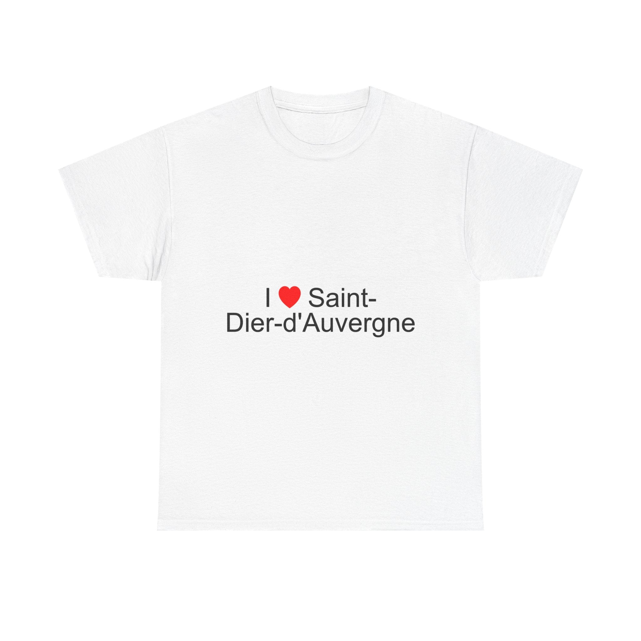 T-shirt I love saint-dier-d'auvergne