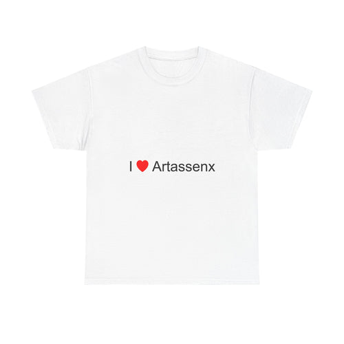 T-shirt I love artassenx
