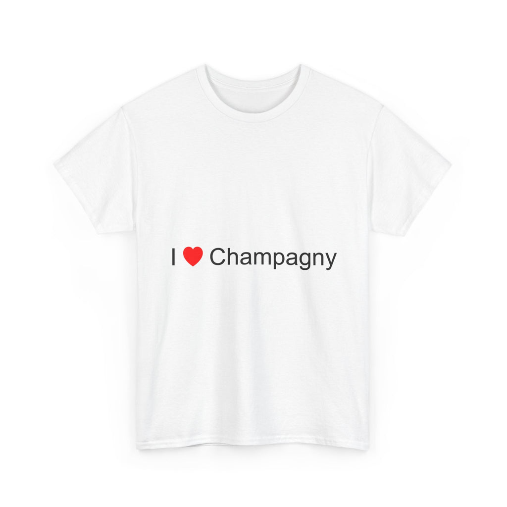 T-shirt I love champagny